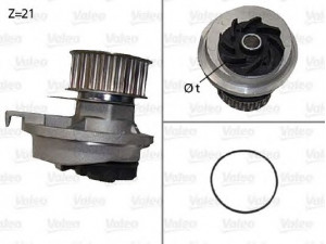 VALEO 506087 vandens siurblys 
 Aušinimo sistema -> Vandens siurblys/tarpiklis -> Vandens siurblys
1334014, 90284913, 90295078, 1334014