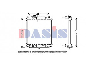 AKS DASIS 360018N radiatorius, variklio aušinimas 
 Aušinimo sistema -> Radiatorius/alyvos aušintuvas -> Radiatorius/dalys
1640087294, 1640087294000