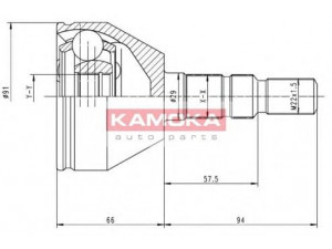 KAMOKA 6037 jungčių komplektas, kardaninis velenas 
 Ratų pavara -> Sujungimai/komplektas
1603270, 93182571, 93185428