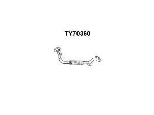 VENEPORTE TY70360 išleidimo kolektorius
174101A030, 174101A040