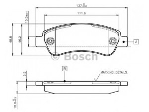 BOSCH 0 986 TB2 977 stabdžių trinkelių rinkinys, diskinis stabdys 
 Techninės priežiūros dalys -> Papildomas remontas
4253 60, 77364016, 4253 59