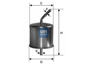 UFI 31.625.00 kuro filtras 
 Techninės priežiūros dalys -> Papildomas remontas
3397051, F32Z-9155-A, FS11-20-490A