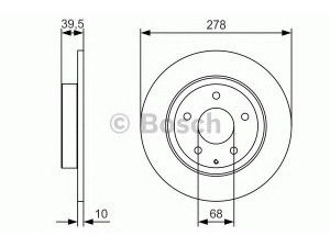 BOSCH 0 986 479 C22 stabdžių diskas 
 Dviratė transporto priemonės -> Stabdžių sistema -> Stabdžių diskai / priedai
GHT2-26-251