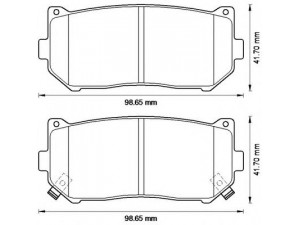 BENDIX 572556B stabdžių trinkelių rinkinys, diskinis stabdys 
 Techninės priežiūros dalys -> Papildomas remontas
0K2FC2628Z, 0K9A02628Z