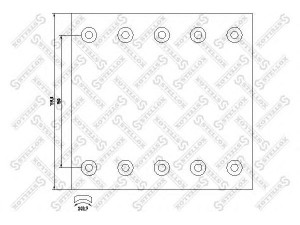 STELLOX 85-00959-SX stabdžių antdėklo rinkinys, būgninis stabdys
3 057 0013 10