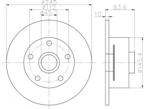 HELLA PAGID 8DD 355 120-151 stabdžių diskas 
 Stabdžių sistema -> Diskinis stabdys -> Stabdžių diskas
8D0615601B, 8D0615601B, 8D0615601B