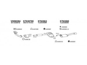 VENEPORTE 630131 išmetimo sistema 
 Išmetimo sistema -> Išmetimo sistema, visa
