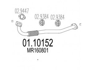 MTS 01.10152 išleidimo kolektorius 
 Išmetimo sistema -> Išmetimo vamzdžiai
MR160801