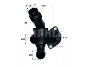 MAHLE ORIGINAL TI 7 87 termostatas, aušinimo skystis 
 Aušinimo sistema -> Termostatas/tarpiklis -> Thermostat
06D 121 111 G