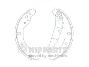 NIPPARTS J3500908 stabdžių trinkelių komplektas 
 Techninės priežiūros dalys -> Papildomas remontas
96319066, 96394977