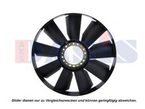 AKS DASIS 268043N ventiliatoriaus ratas, variklio aušinimas 
 Aušinimo sistema -> Radiatoriaus ventiliatorius
51066010275