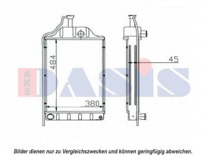 AKS DASIS 440649N radiatorius, variklio aušinimas