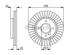 BOSCH 0 986 479 566 stabdžių diskas 
 Stabdžių sistema -> Diskinis stabdys -> Stabdžių diskas
1 535 924, 1546835, 1679853, 8V51 1125-AD