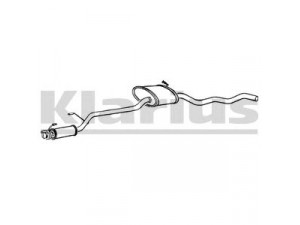 KLARIUS FE116M vidurinis duslintuvas 
 Išmetimo sistema -> Duslintuvas
5024536, 6190313, 6519926, 6717332