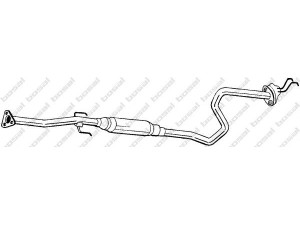 BOSAL 287-619 vidurinis duslintuvas 
 Išmetimo sistema -> Duslintuvas
18220-SR4-309, 18220-SR4-E11, 18220-SR4-E12