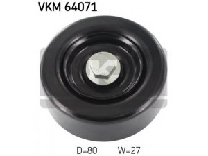 SKF VKM 64071 kreipiantysis skriemulys, V formos rumbuotas diržas 
 Diržinė pavara -> V formos rumbuotas diržas/komplektas -> Laisvasis/kreipiamasis skriemulys
25287-2F000, 25287-2F000