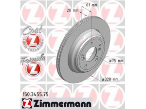 ZIMMERMANN 150.3455.75 stabdžių diskas 
 Dviratė transporto priemonės -> Stabdžių sistema -> Stabdžių diskai / priedai
3421 2 228 801
