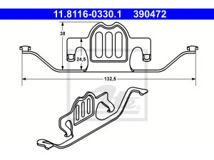 ATE 11.8116-0330.1 spyruoklė, stabdžių apkaba 
 Stabdžių sistema -> Stabdžių matuoklis -> Stabdžių dalys
34 21 6 758 059