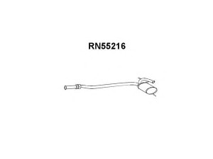 VENEPORTE RN55216 priekinis duslintuvas 
 Išmetimo sistema -> Duslintuvas
7700815597