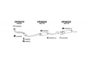 VENEPORTE 400192 išmetimo sistema 
 Išmetimo sistema -> Išmetimo sistema, visa