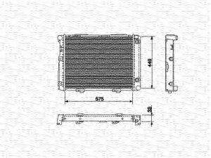 MAGNETI MARELLI 350213533000 radiatorius, variklio aušinimas 
 Aušinimo sistema -> Radiatorius/alyvos aušintuvas -> Radiatorius/dalys
2015001203, 2015002103, 2015002203