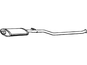 FENNO P1785 vidurinis duslintuvas 
 Išmetimo sistema -> Duslintuvas
1717-H0, 1717-H1, 1717-H0, 1717-H1