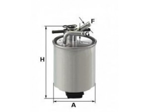 UNIFLUX FILTERS XN700 kuro filtras 
 Degalų tiekimo sistema -> Kuro filtras/korpusas
16400-EC00B
