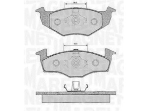 MAGNETI MARELLI 363916060390 stabdžių trinkelių rinkinys, diskinis stabdys 
 Techninės priežiūros dalys -> Papildomas remontas
1H0698151A