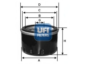 UFI 23.583.00 alyvos filtras 
 Techninės priežiūros dalys -> Techninės priežiūros intervalai
26300-35530, 26300-35530