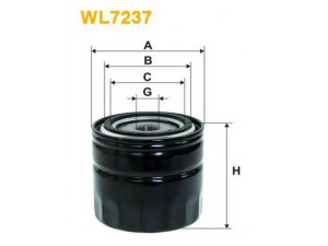 WIX FILTERS WL7237 alyvos filtras 
 Filtrai -> Alyvos filtras
8200007832, X622