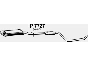 FENNO P7727 vidurinis duslintuvas 
 Išmetimo sistema -> Duslintuvas
3446574
