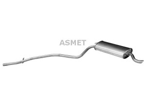 ASMET 16.074 galinis duslintuvas 
 Išmetimo sistema -> Duslintuvas
51744829, 73500853, 73501492