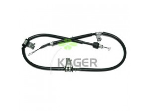 KAGER 19-6169 trosas, stovėjimo stabdys 
 Stabdžių sistema -> Valdymo svirtys/trosai
597601H400
