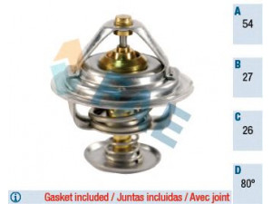 FAE 5302080 termostatas, aušinimo skystis 
 Aušinimo sistema -> Termostatas/tarpiklis -> Thermostat
50 00 815 791, 77 01 026 647, 77 01 042 512
