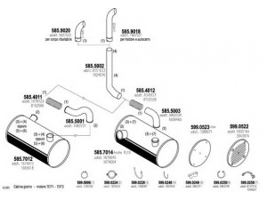 ASSO ARTTRUCK502 išmetimo sistema