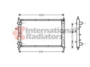VAN WEZEL 17002231 radiatorius, variklio aušinimas 
 Aušinimo sistema -> Radiatorius/alyvos aušintuvas -> Radiatorius/dalys
46514419, 46514419