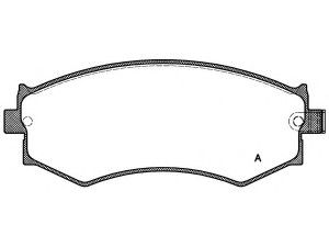 OPEN PARTS BPA0350.04 stabdžių trinkelių rinkinys, diskinis stabdys 
 Techninės priežiūros dalys -> Papildomas remontas
4106032R90, 4106032R91, 4106032R93
