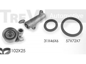 TREVI AUTOMOTIVE KD1408S paskirstymo diržo komplektas 
 Techninės priežiūros dalys -> Papildomas remontas