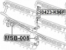FEBEST MSB-008 skersinio stabilizatoriaus įvorių komplektas 
 Ašies montavimas/vairavimo mechanizmas/ratai -> Stabilizatorius/fiksatoriai -> Sklendės
MR151327