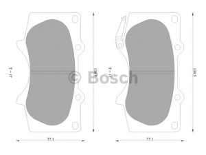 BOSCH 0 986 AB2 392 stabdžių trinkelių rinkinys, diskinis stabdys 
 Techninės priežiūros dalys -> Papildomas remontas
4605A481, 04465 35250, 04465 35290