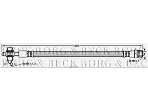 BORG & BECK BBH7913 stabdžių žarnelė 
 Stabdžių sistema -> Stabdžių žarnelės
5N0 611 775A, 5N0611775, 5N0611775A