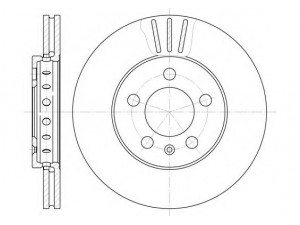 KAWE 6545 10 stabdžių diskas 
 Dviratė transporto priemonės -> Stabdžių sistema -> Stabdžių diskai / priedai
1J0615301D, 1J0615301L, 1JO615301D