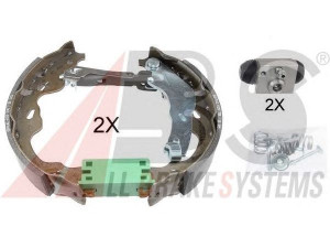 A.B.S. 111430 stabdžių trinkelių komplektas 
 Techninės priežiūros dalys -> Papildomas remontas
424217, 424216