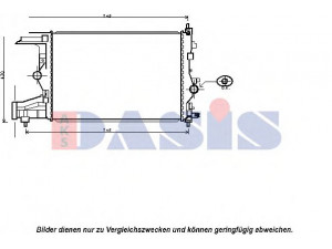 AKS DASIS 150088N radiatorius, variklio aušinimas 
 Aušinimo sistema -> Radiatorius/alyvos aušintuvas -> Radiatorius/dalys
1300299