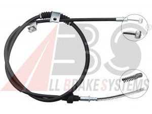 A.B.S. K12083 trosas, stovėjimo stabdys 
 Stabdžių sistema -> Valdymo svirtys/trosai
4820A026