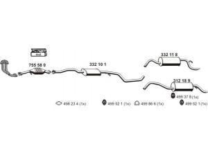 ERNST 030122 išmetimo sistema 
 Išmetimo sistema -> Išmetimo sistema, visa