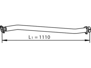 DINEX 33100 išleidimo kolektorius 
 Išmetimo sistema -> Išmetimo vamzdžiai
170572, 1309862080, 170572