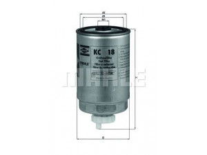 KNECHT KC 18 kuro filtras 
 Degalų tiekimo sistema -> Kuro filtras/korpusas
45310071A, 190661, 4932900000, 006050720800