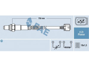 FAE 77441 lambda jutiklis 
 Išmetimo sistema -> Lambda jutiklis
MHK101086, MHK 101086