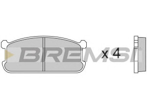 BREMSI BP2192 stabdžių trinkelių rinkinys, diskinis stabdys 
 Techninės priežiūros dalys -> Papildomas remontas
MB134815, MB151323, MB151324, MB193216